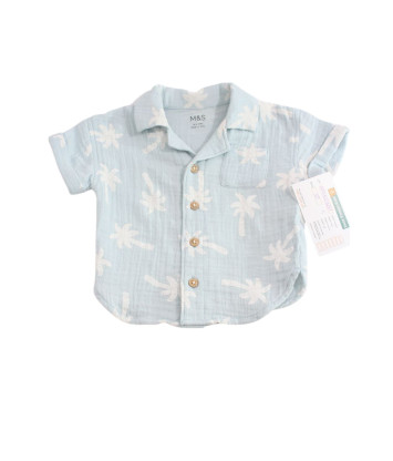 Сорочка M&S (0-3 m, 50г) - Мега Секонд-Хенд