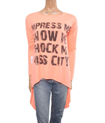 Футболка на довгий рукав Miss (S, 245г) - Мега Секонд-Хенд