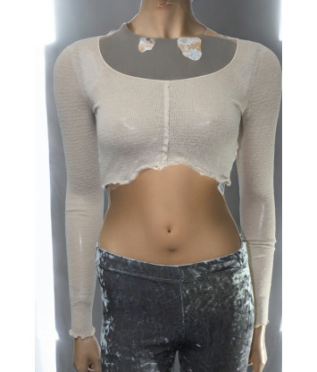 Футболка с длинным рукавом Bershka (XS, 80г) - MSH Секонд-Хенд