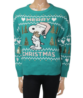 Светр Peanuts (L, 410г) - MSH Секонд-Хенд