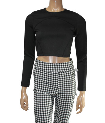 Футболка с длинным рукавом Zara (M, 310г) - MSH Секонд-Хенд