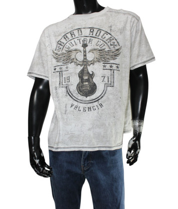 Футболка hard rock (XL, 190г) - MSH Секонд-Хенд